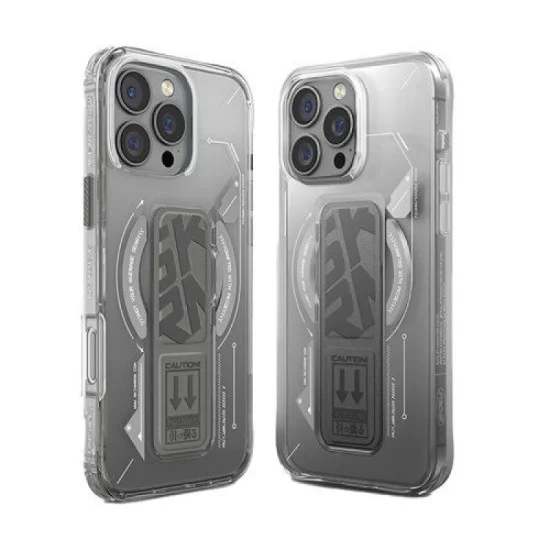 Cover Iphone 16 Pro Helio Magsafe Case With Grip Skin Arma - Titanium